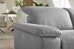 MR 370 von Musterring - Ecksofa Variante rechts platin